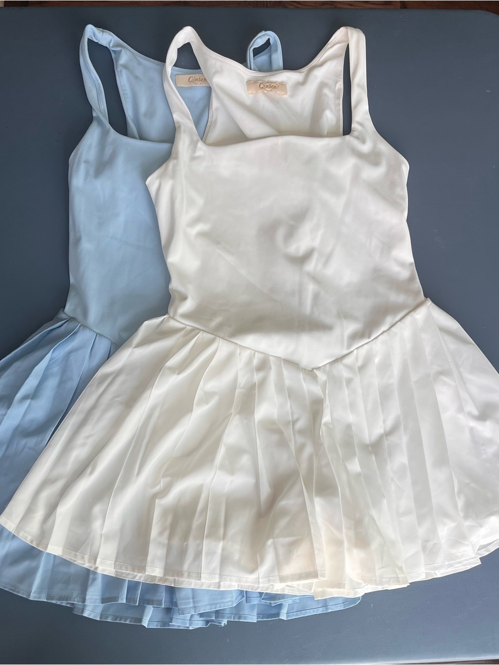 Celia Grace Women's Mini Dress - White and Blue Pack